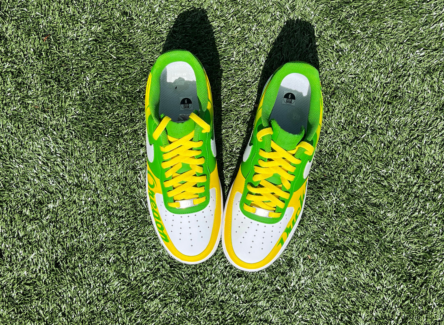 Air Force 1 Custom Painted Oregon Ducks Special Order