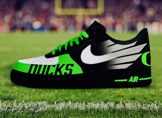 Air Force 1 Custom Painted Oregon Ducks V2