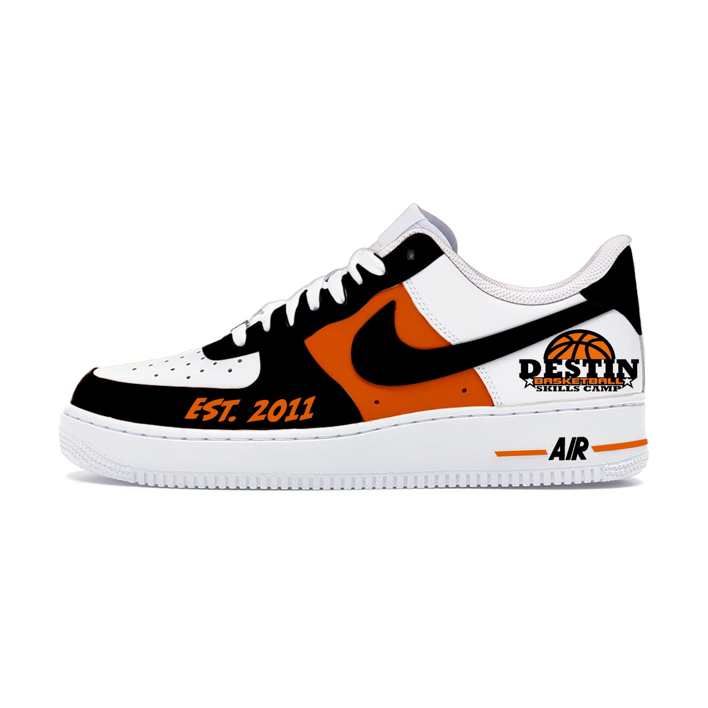 Air Force 1 Custom Painted Destin Basketball Skills Camp