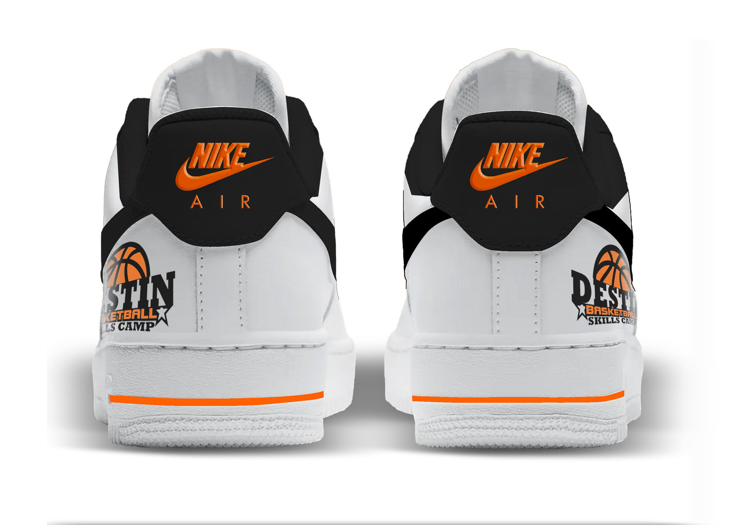 Air Force 1 Custom Painted Destin Basketball Skills Camp
