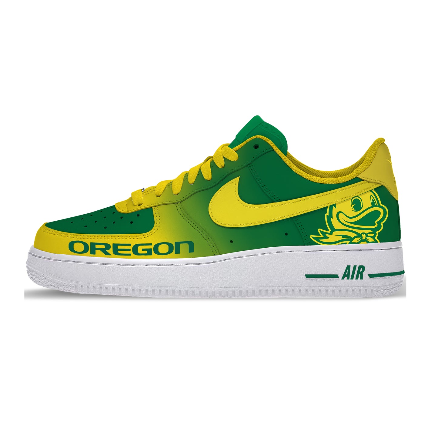 Air Force 1 Custom Painted Oregon Ducks