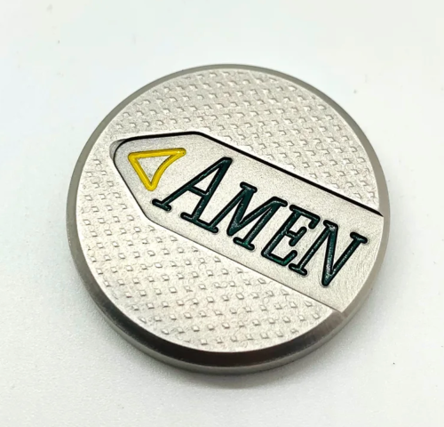 Good Wood Golf Stainless Steel The Masters Ball Marker 1 of 12 Made