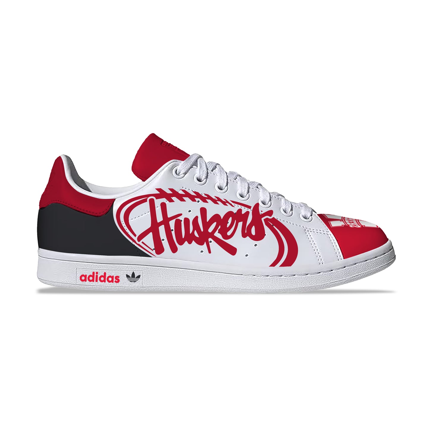 Adidas Stan Smith Nebraska Corn Huskers Custom Shoes
