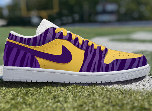 Air Jordan Custom Painted LSU Tigers