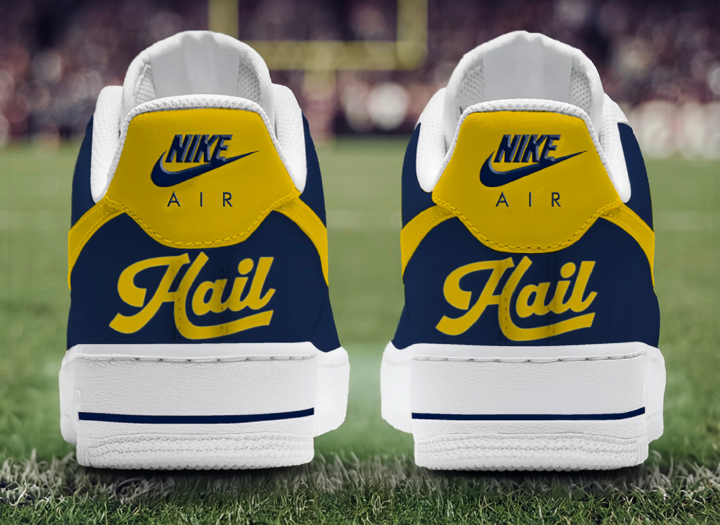 Air Force 1 Custom Painted University of Michigan