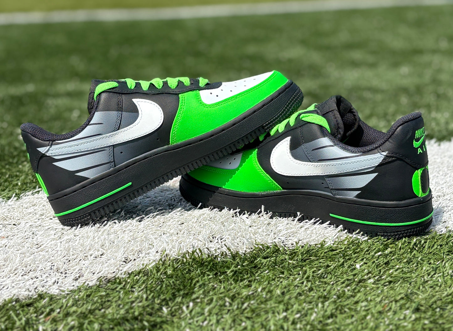Air Force 1 Custom Painted Oregon Ducks V2