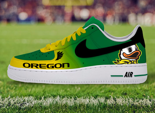 Air Force 1 Custom Painted Oregon Ducks V3