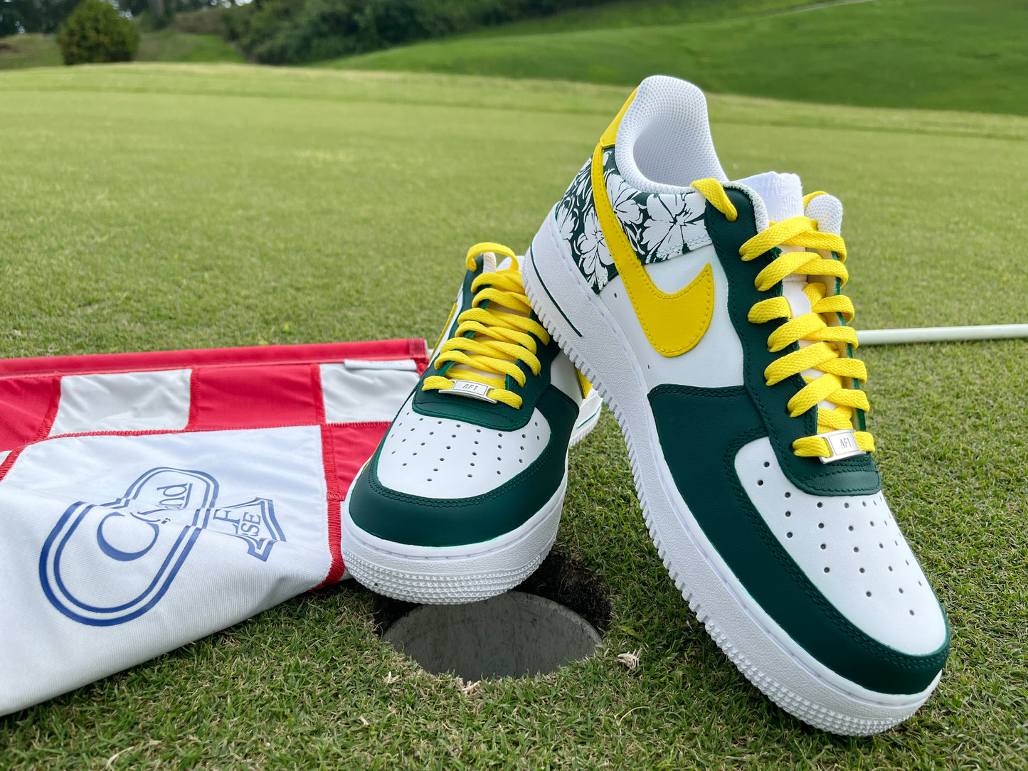 Air Force 1 Custom Painted Masters Golf