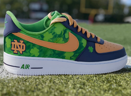 Air Force 1 Custom Painted Notre Dame V2