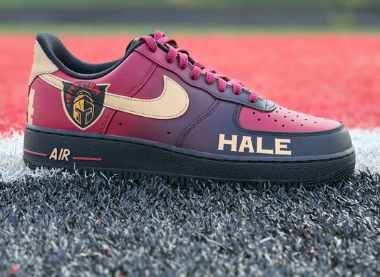 Air Force 1 Custom Painted Travel Football Titans