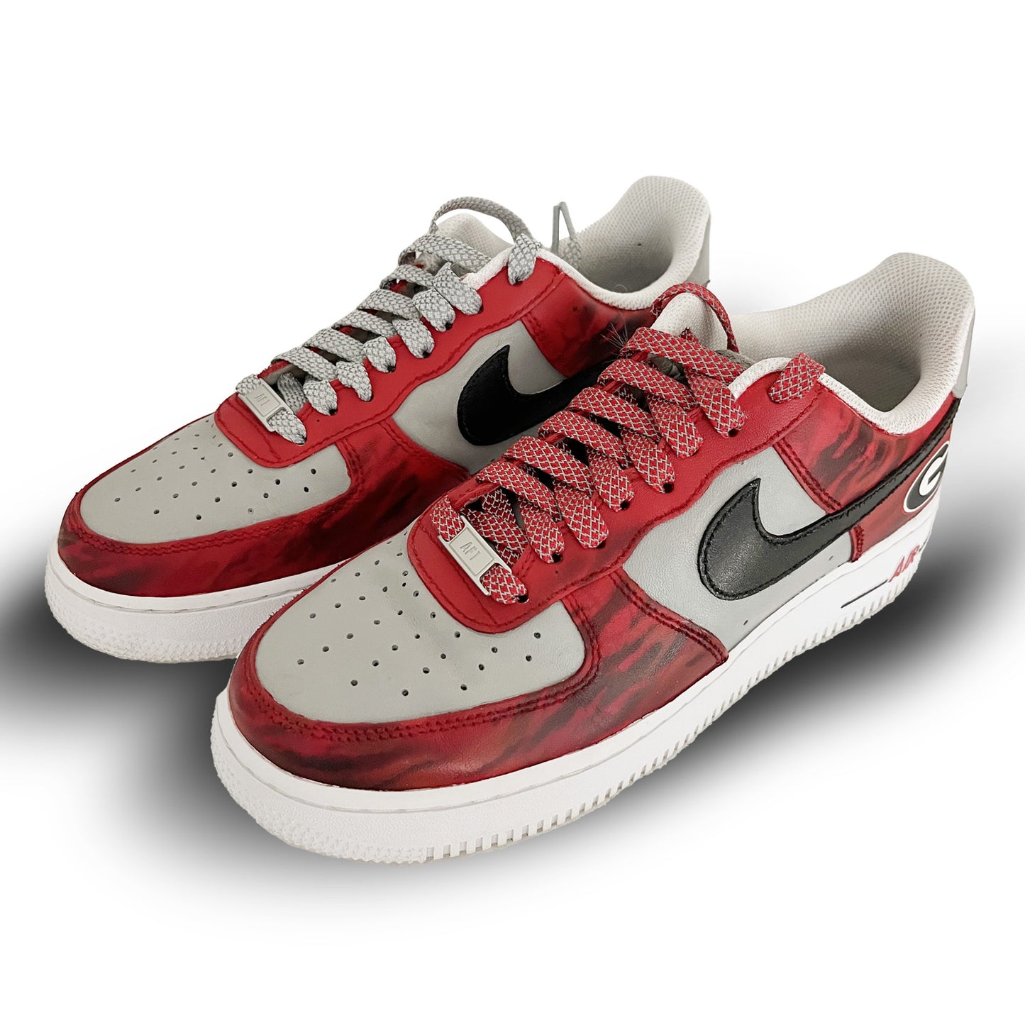 Air Force 1 Custom Painted University of Georgia
