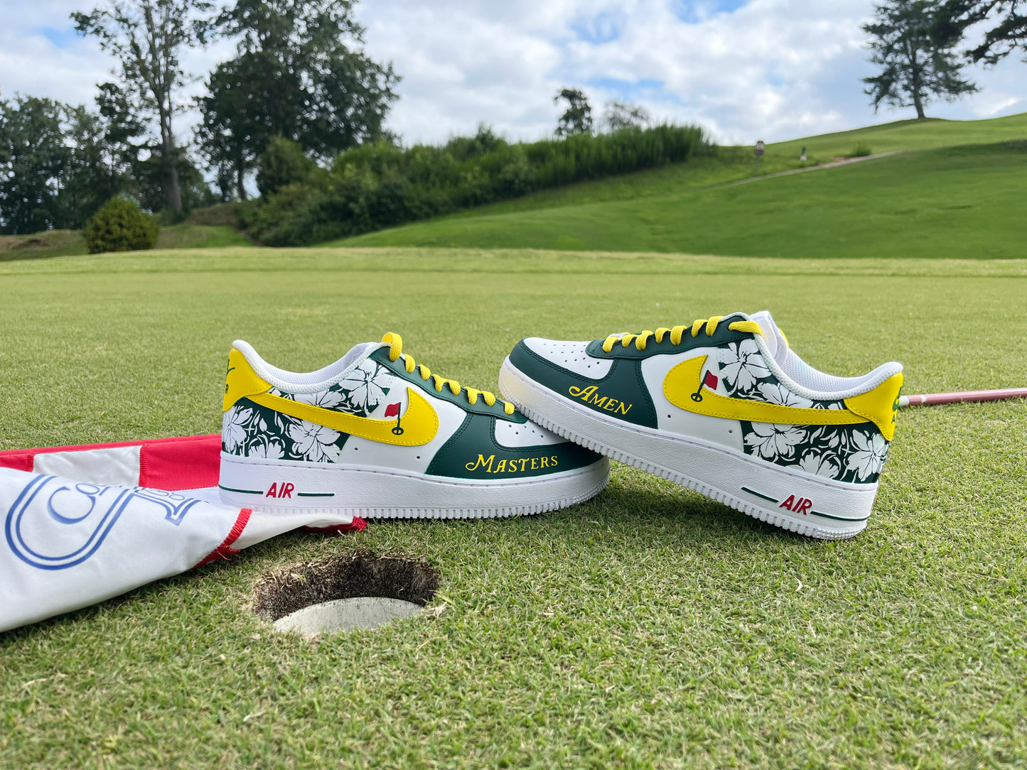 Air Force 1 Custom Painted Masters Golf