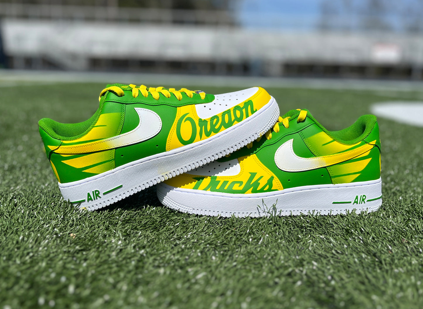 Air Force 1 Custom Painted Oregon Ducks Special Order