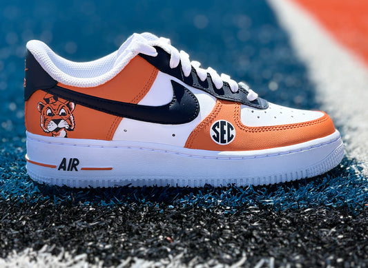 Air Force 1 Custom Painted Auburn University V3