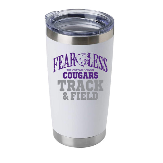 Cottage School Track and Field Travel Mug