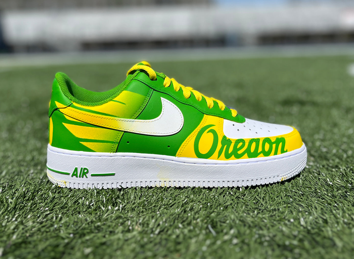 Air Force 1 Custom Painted Oregon Ducks Special Order