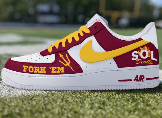 Air Force 1 Custom Painted Arizona State
