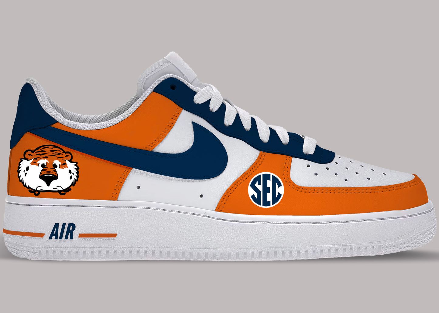 Air Force 1 Custom Painted Auburn Version 2