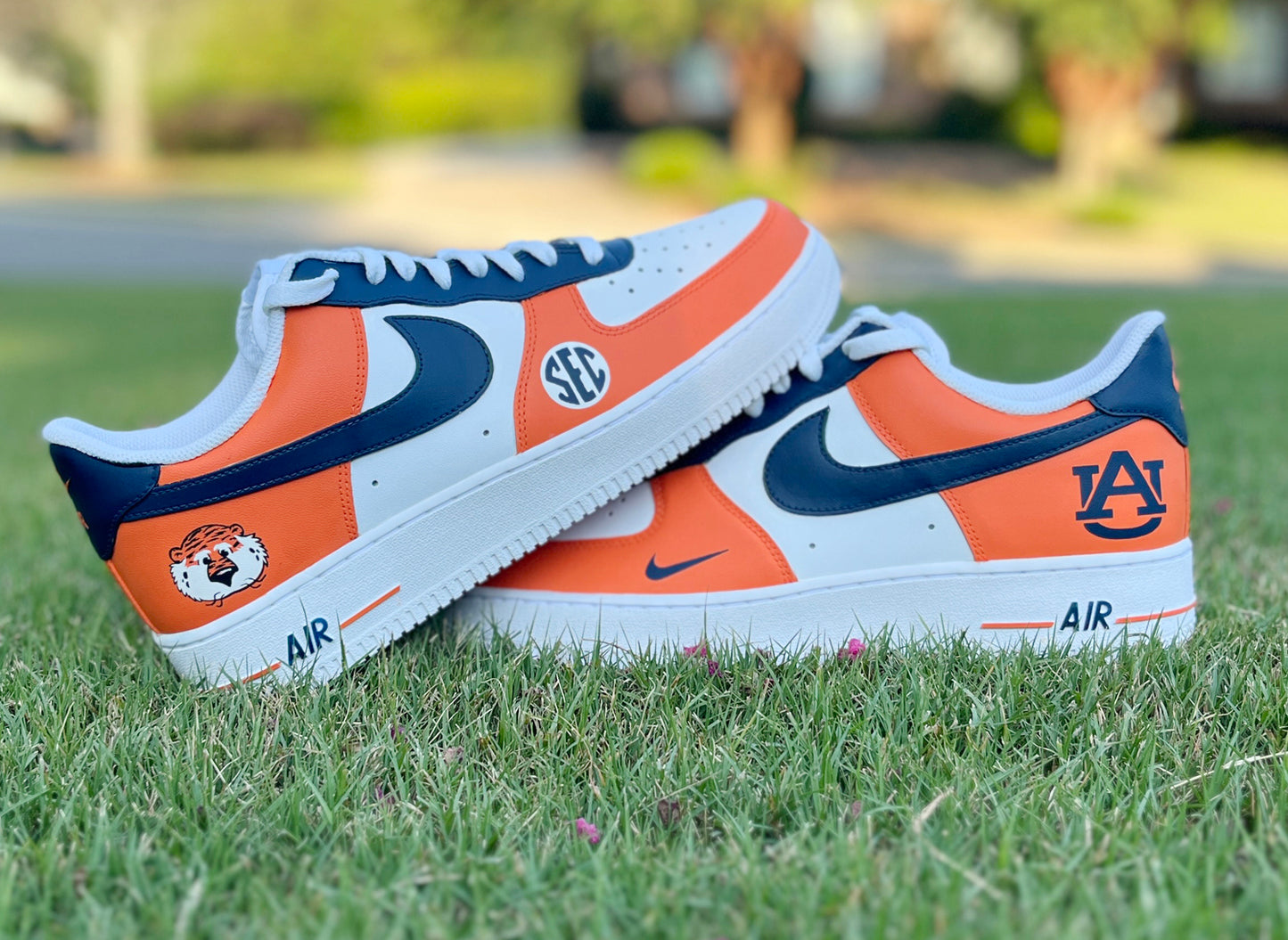 Air Force 1 Custom Painted Auburn University V2