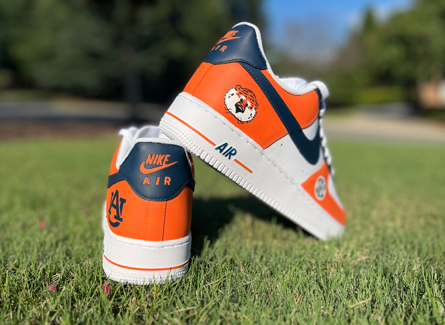 Air Force 1 Custom Painted Auburn University V2