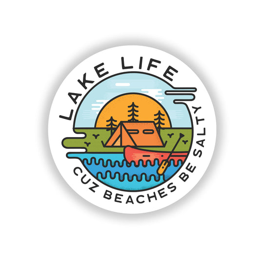 BEACHES BE SALTY STICKER