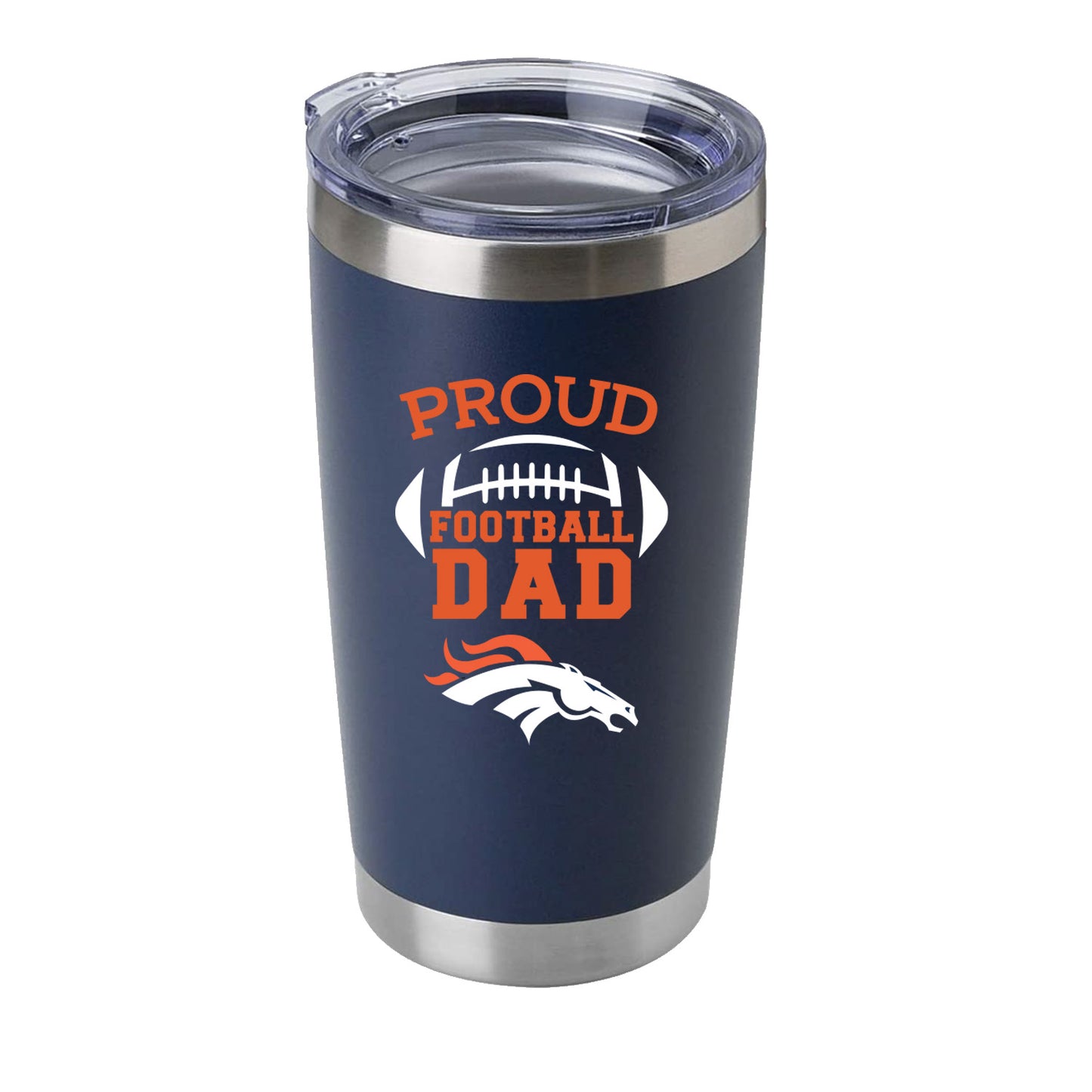 East Proud Football Dad Travel Mug