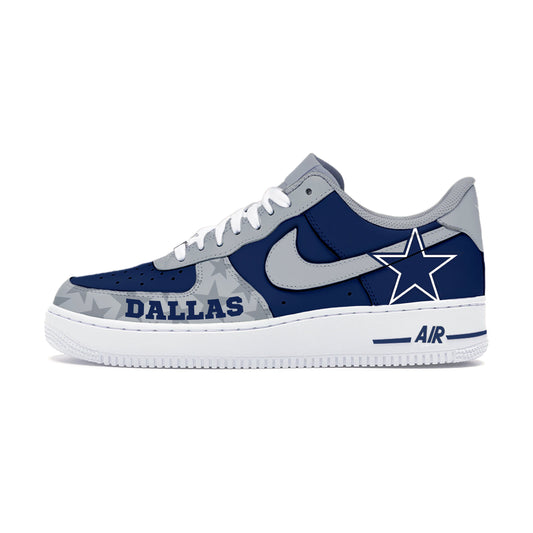 Air Force 1 Custom Painted Dallas Cowboys Style