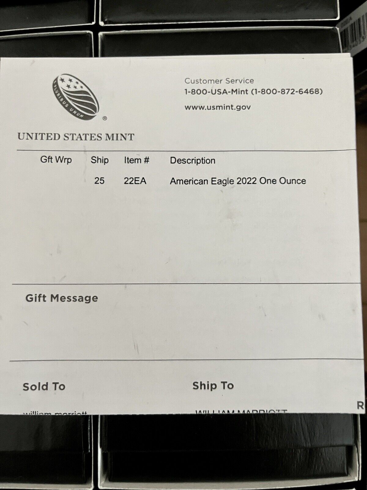 2022 W American Eagle Proof Coin