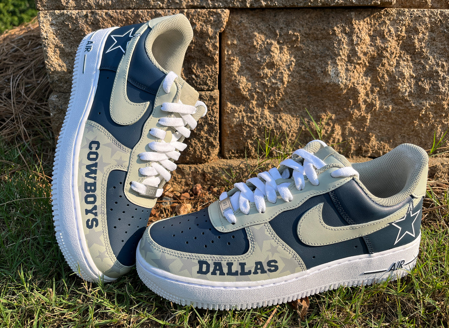 Air Force 1 Custom Painted Dallas Cowboys