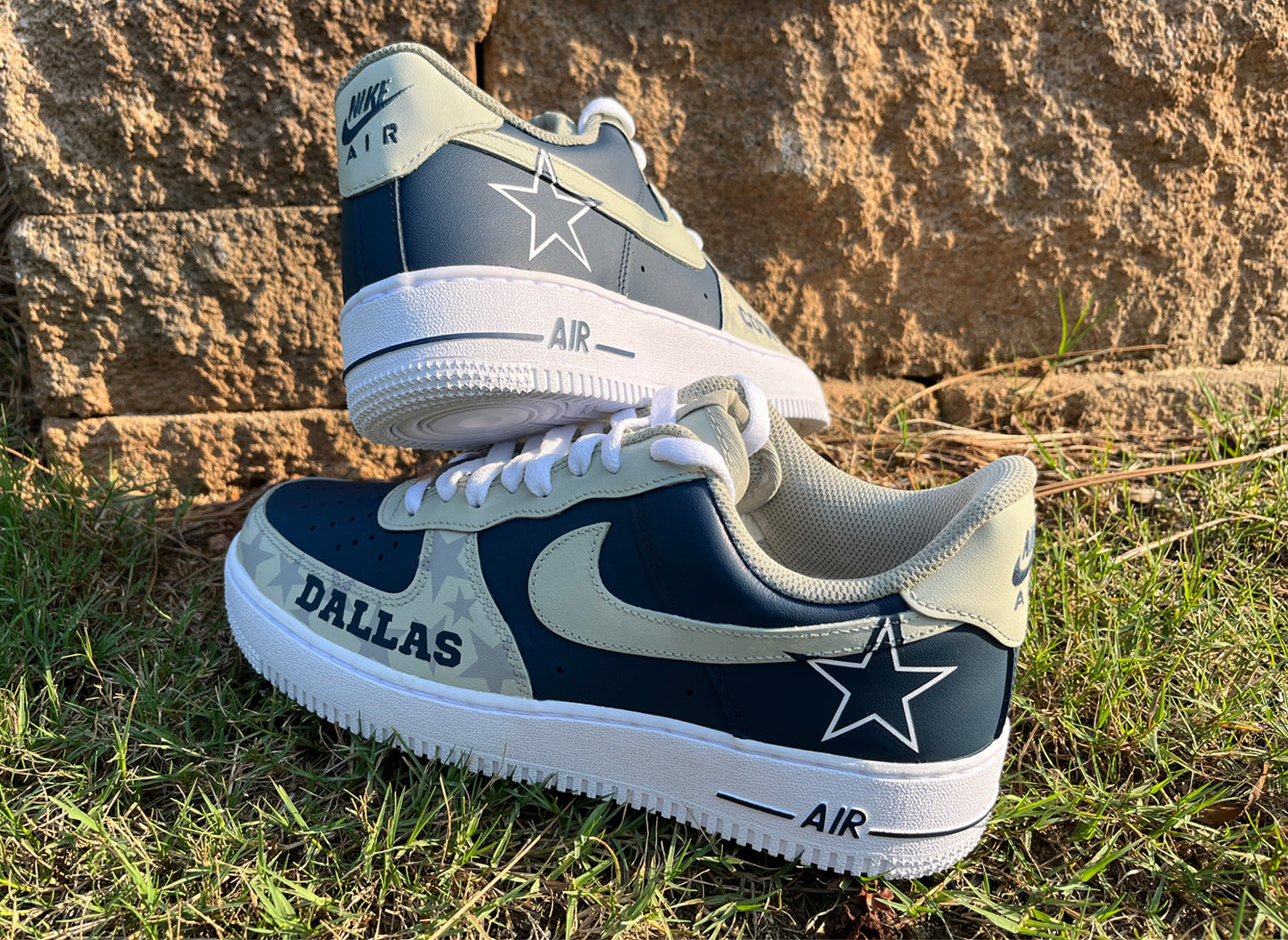 Air Force 1 Custom Painted Dallas Cowboys