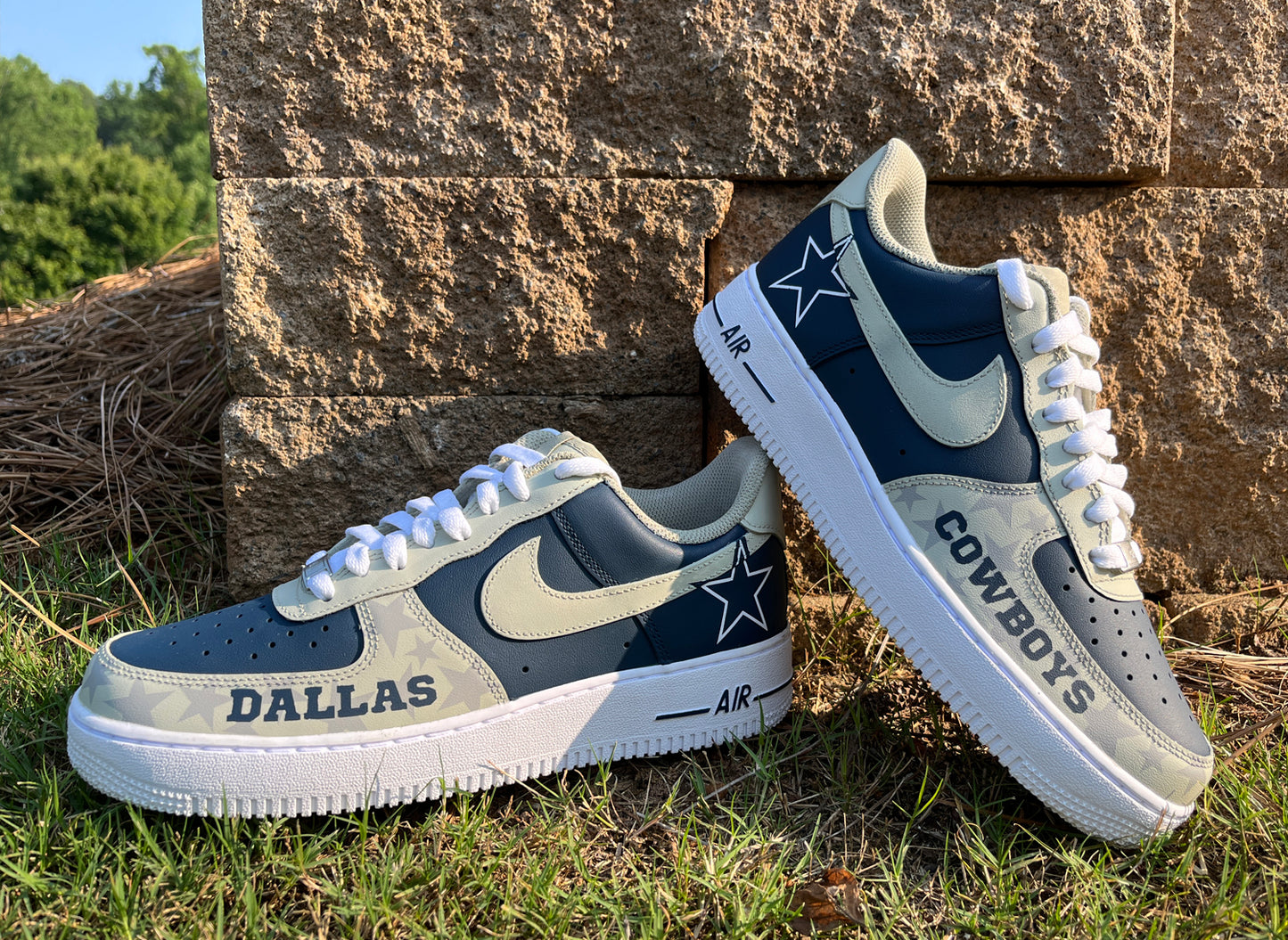 Air Force 1 Custom Painted Dallas Cowboys