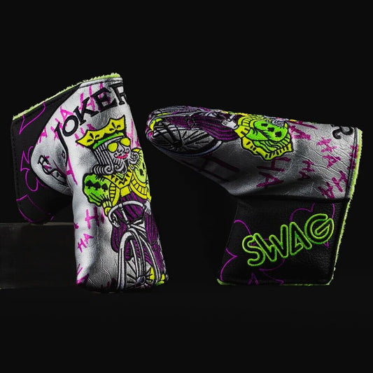 Swag Golf DEFACED BICYCLE JOKER KING BLADE COVER