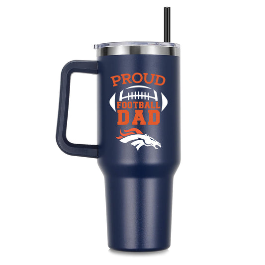 East Proud Football Dad 40 oz. Handle Mug