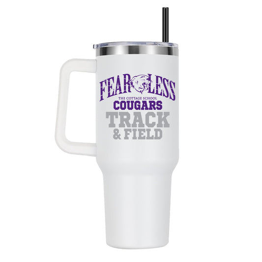 Cottage School Track and Field 40 oz. Handle Mug