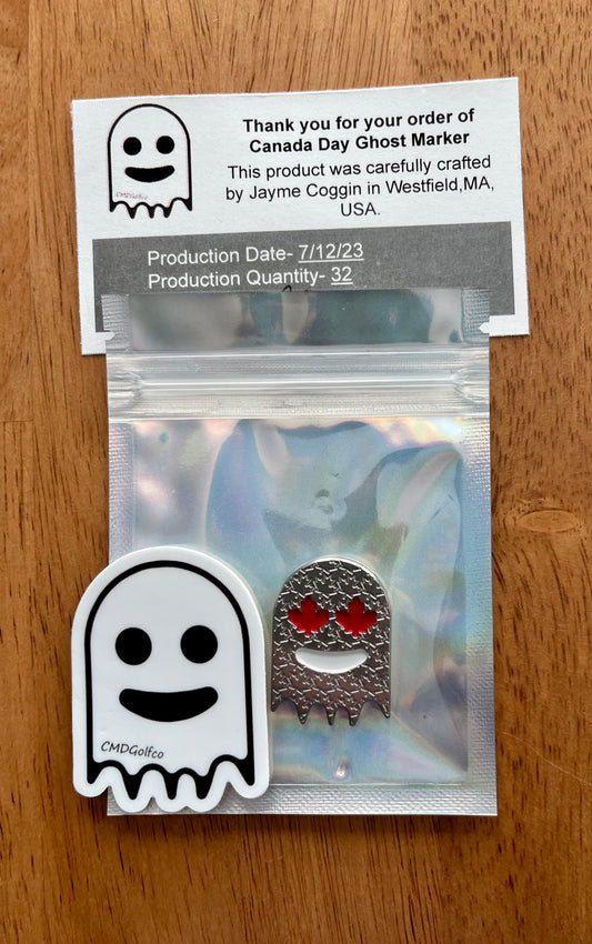 CMD Golf Canada Day Ghost Ball Marker 1 of 32