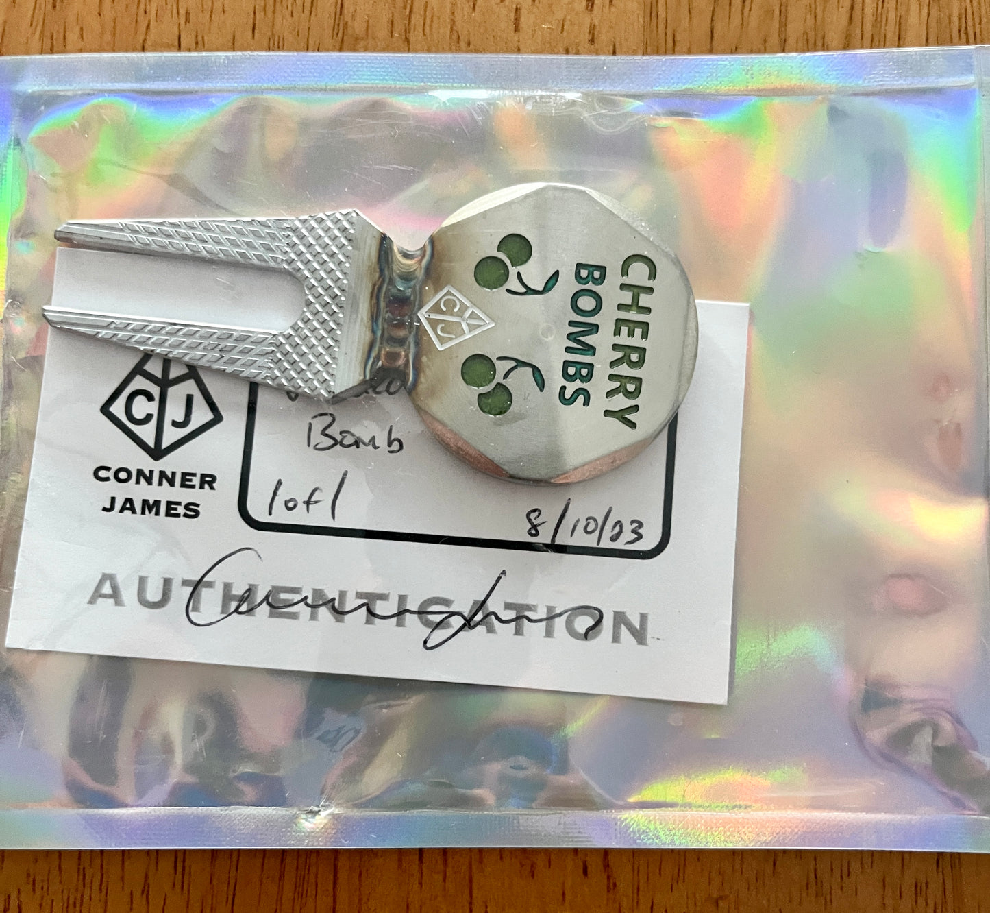 Conner James Golf Divot Tool Cherry Bomb 1 of 1