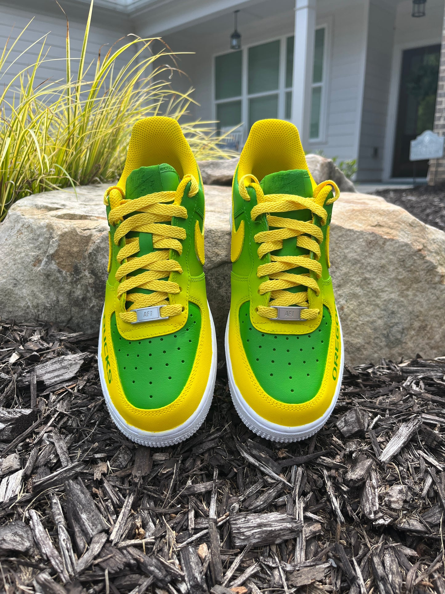 Air Force 1 Custom Painted Oregon Ducks