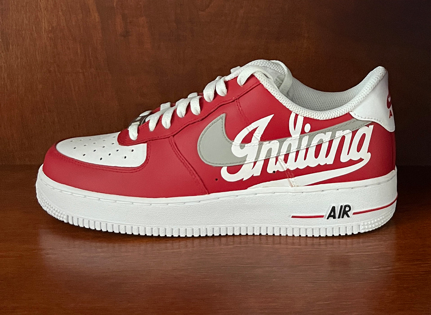 Air Force 1 Custom Painted Indiana Hoosiers V1