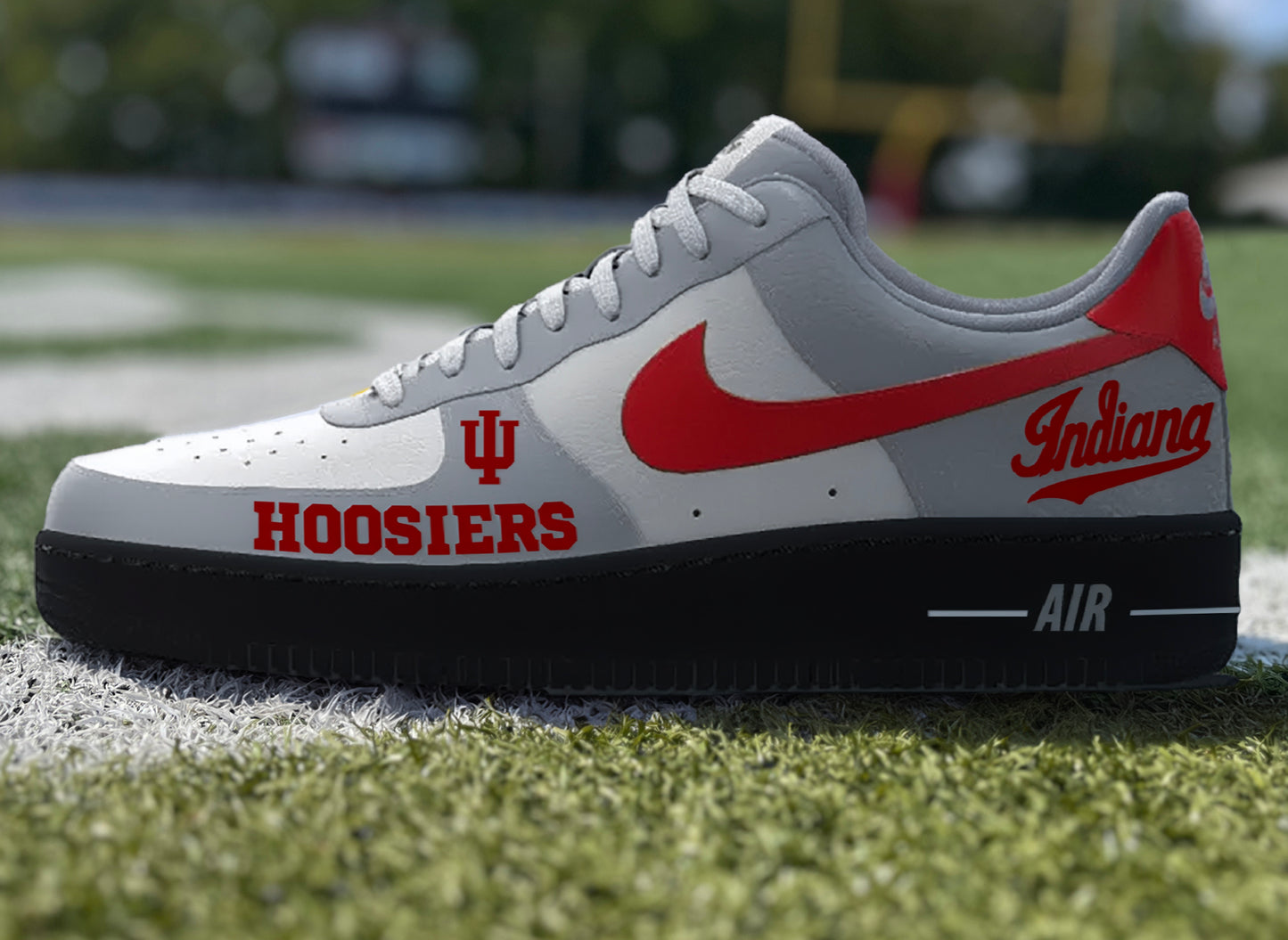 Air Force 1 Custom Painted Indiana Hoosiers V2