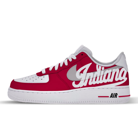 Air Force 1 Custom Painted Indiana Hoosiers "A"