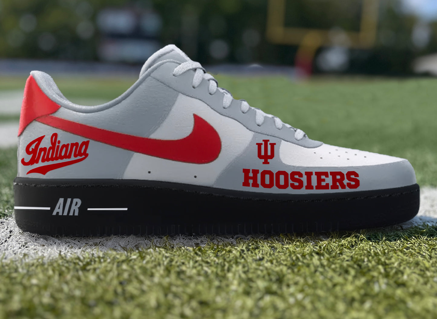 Air Force 1 Custom Painted Indiana Hoosiers V2