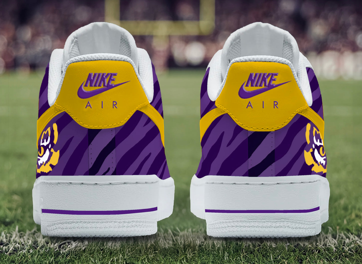 Air Force 1 Custom Painted LSU Tigers