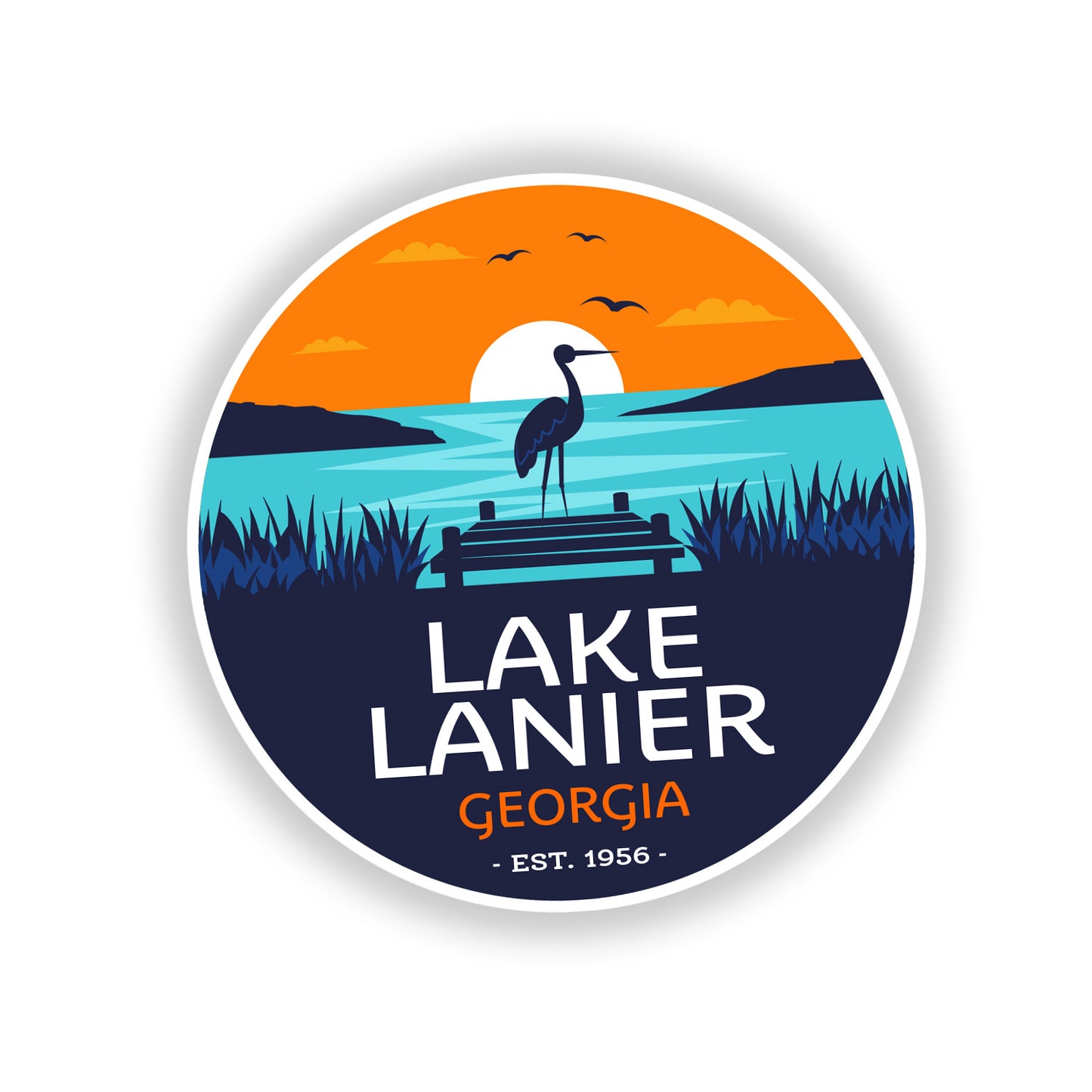 LAKE LANIER 1956 STICKER