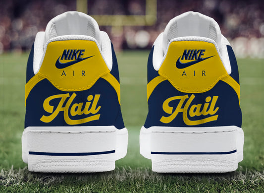 Air Force 1 Custom Painted University of Michigan