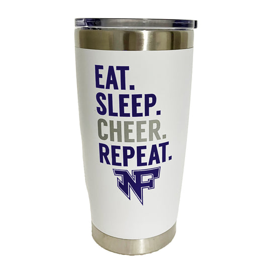 North Forsyth Eat. Sleep. Cheer. Repeat. Travel Mug