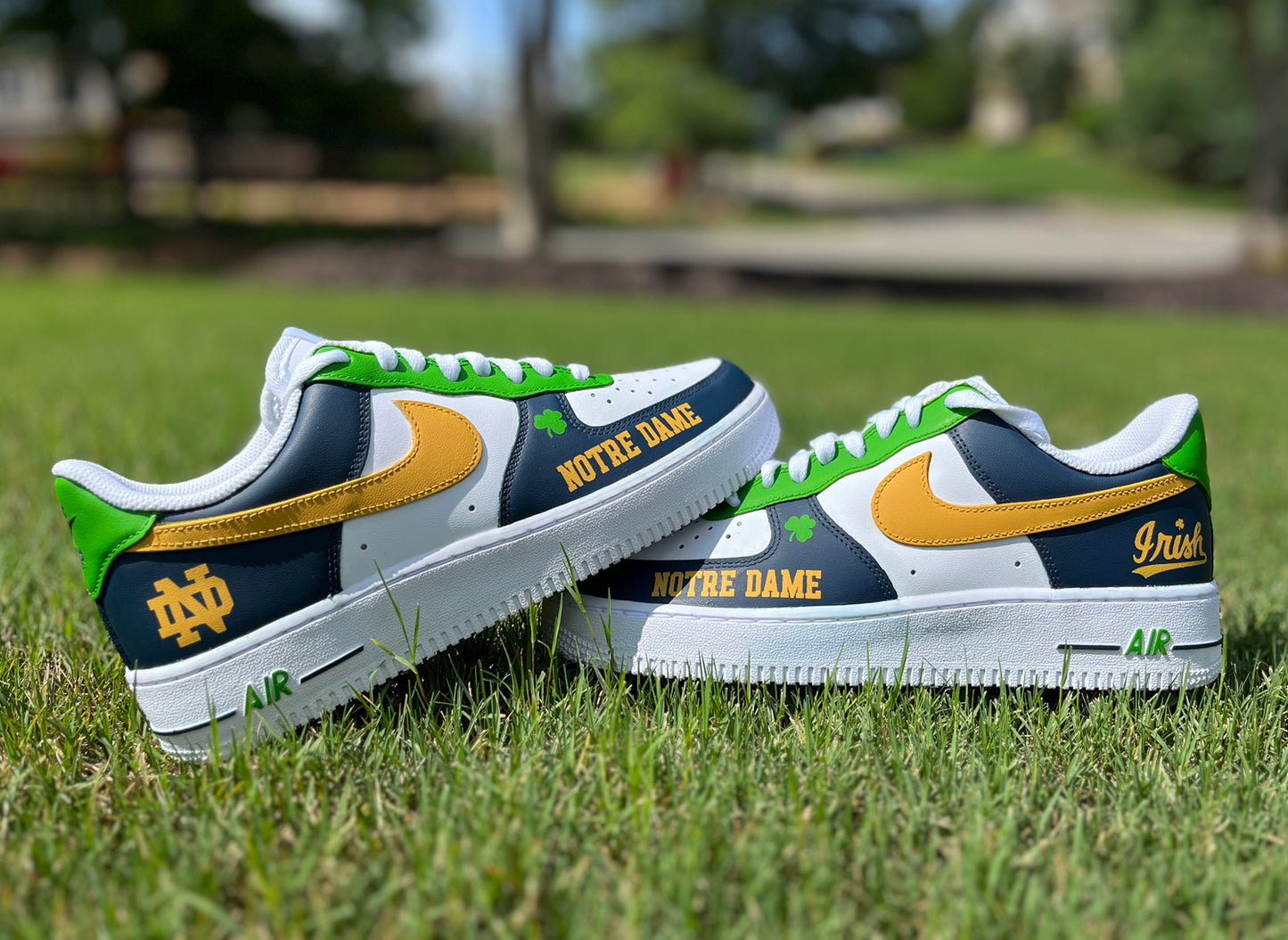 Air Force 1 Custom Painted Notre Dame