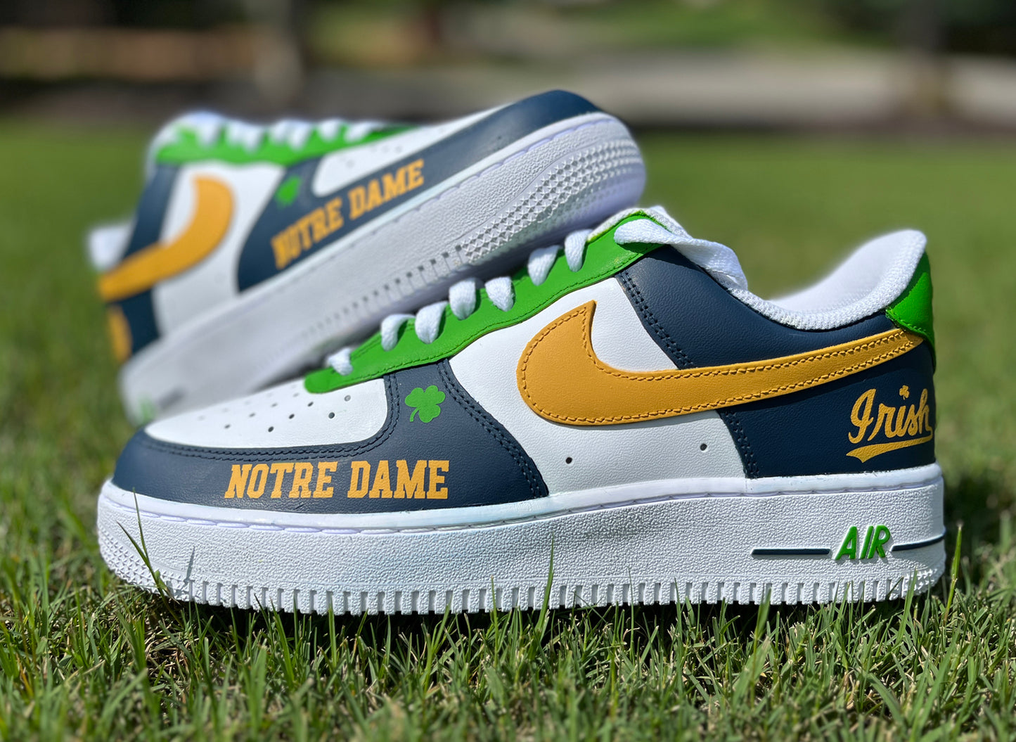 Air Force 1 Custom Painted Notre Dame