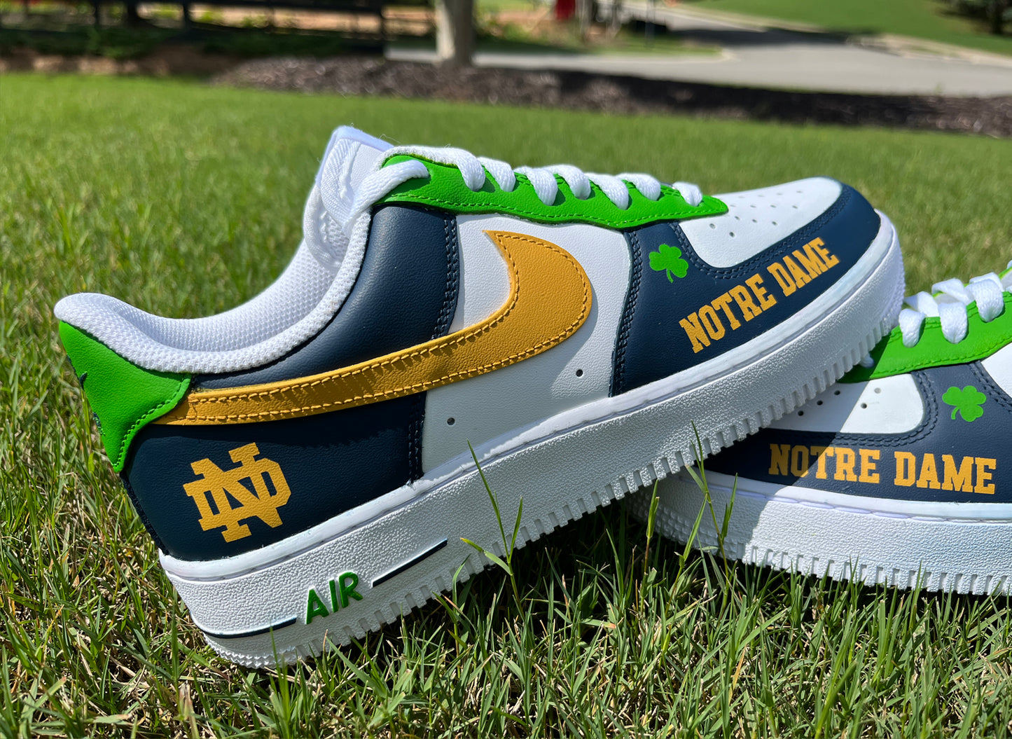 Air Force 1 Custom Painted Notre Dame
