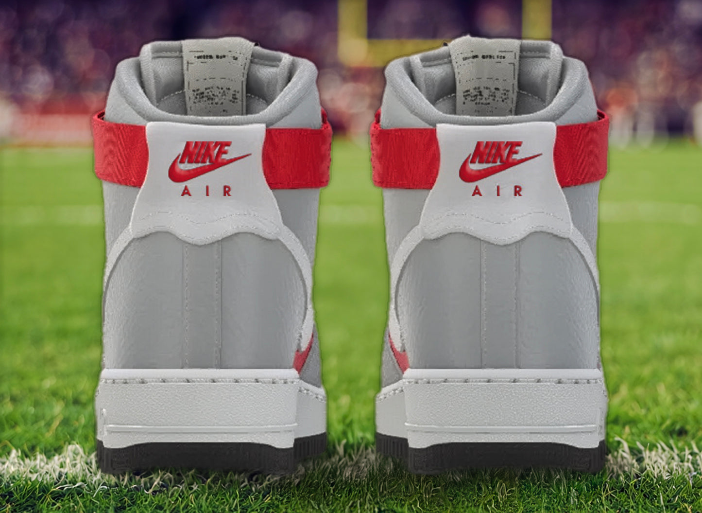 Air Force 1 High Custom Painted Ohio State University
