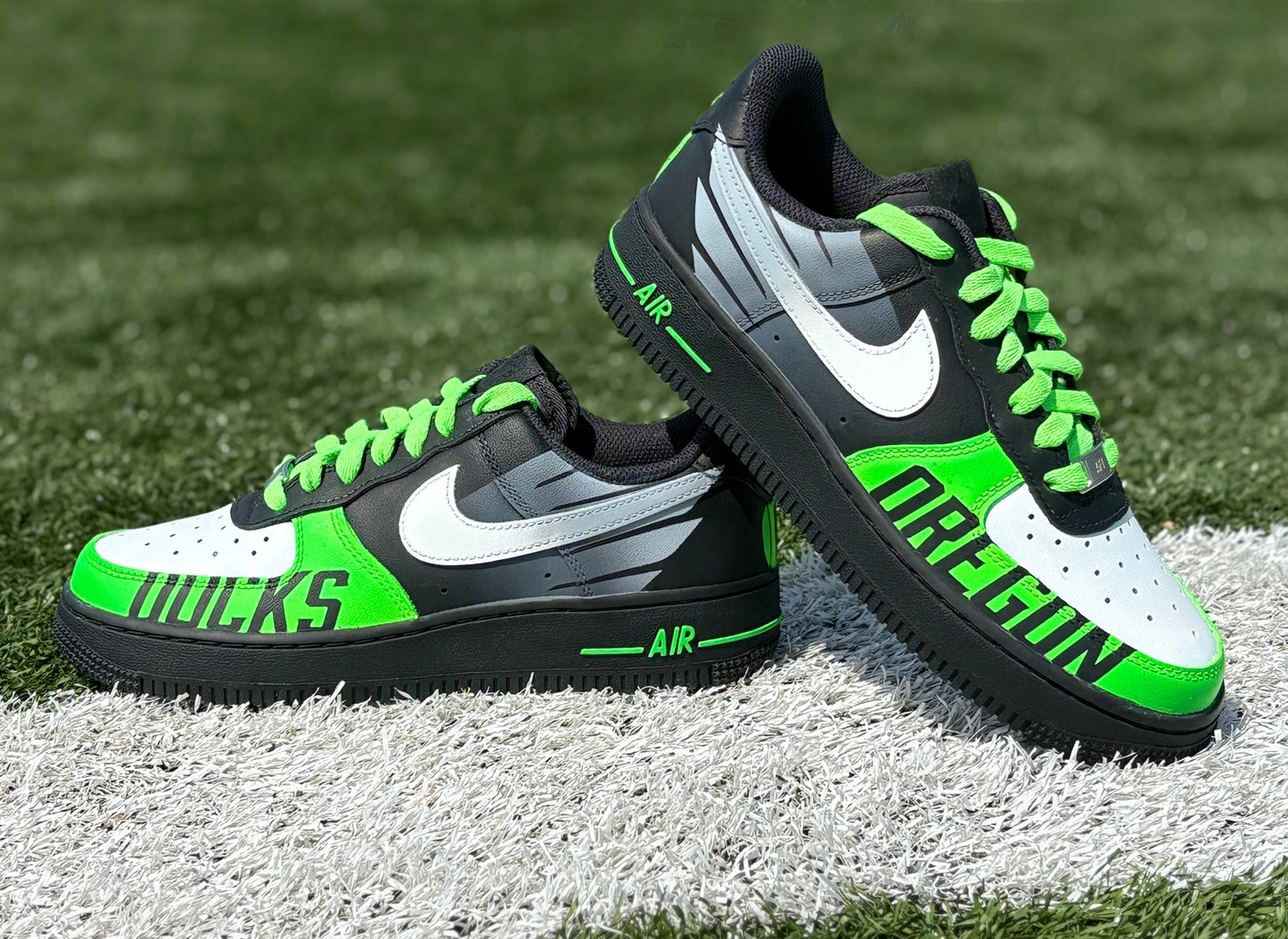 Air Force 1 Custom Painted Oregon Ducks V2